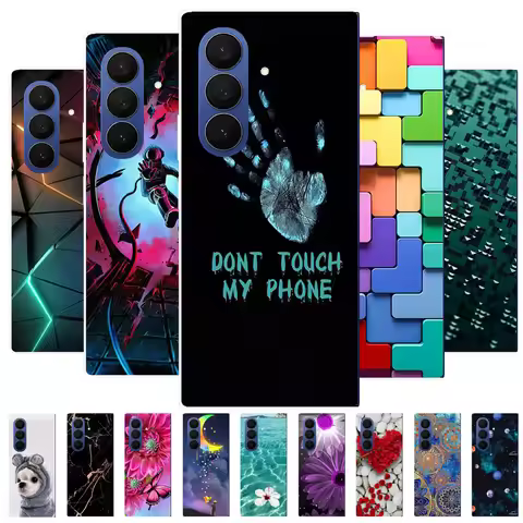 For Samsung Galaxy Z Fold 7 Case Marble Wolf Lion Hard PC Back Cover For Samsung Galaxy Z Fold7 Full