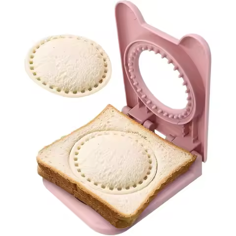 1pc Sandwich Cutter and Sealer Decruster Sandwich Maker Peanut Butter and Sandwich Bread Pancake Mak