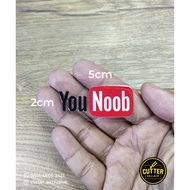 Younoob permanent DTF sticker