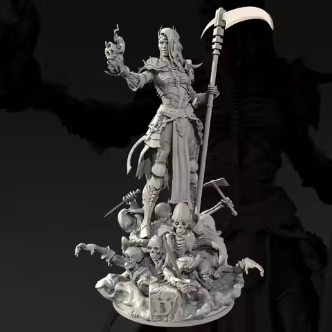 Human height 38mm 50mm 75mm Resin model kit assembly model white mold (3D Printing ) TD-7689/3D