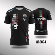 Motogp Aprilia Racing Tshirt Microfiber Jersey
