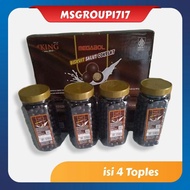 1 DUS (contains 4 JARS) MEGABOLL DKING CHOCOLATE 250gram/TOPLES