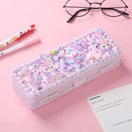 Phone phone case DIY phone case Stationery case Cream Glue Material Package Handmade DIY Pencil case