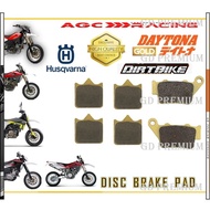 HUSQVARNA DISC BRAKE PADS SM 450R SM 610IE SMS 630 SRM 630 SM 701 SUPERMOTO 701 GOLD QUALITY gdpx