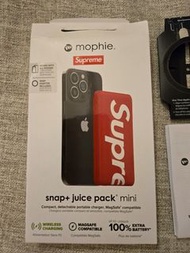 Supreme Mophie Snap+ Juice Pack Mini Power Bank 無線充電器 一回使用 新舊如圖 黃竹坑站交收