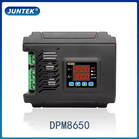 JUNTEK DPM8650 60V50A Programmable DC DC Digital Adjustable Step Down Voltage Power Supply Buck Conv