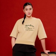 Skechers สเก็ตเชอร์ส เสื้อยืดแขนสั้นผู้หญิง Women Short Sleeve Tee Apparel - SL124W044-01HN