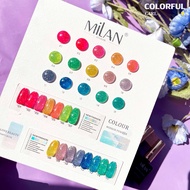 สีทาเล็บเจล 【พร้อมส่ง】MILAN 15สี  สีเจล สีเจลแฟลช15สี สีเจลแฟลช   แถม ชาร์ทสี 15 มล.