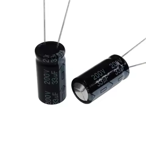 20pcs 33uF 200V 33MFD 200Volt Aluminum Electrolytic Capacitor 10*16mm Radial 33mf200v 33uf200v 200v3