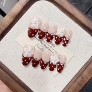 Handmade Wearing Nails Manicure Nails Taiwan Ready Stock Next Day Delivery❤️Buy One Get One Free Box