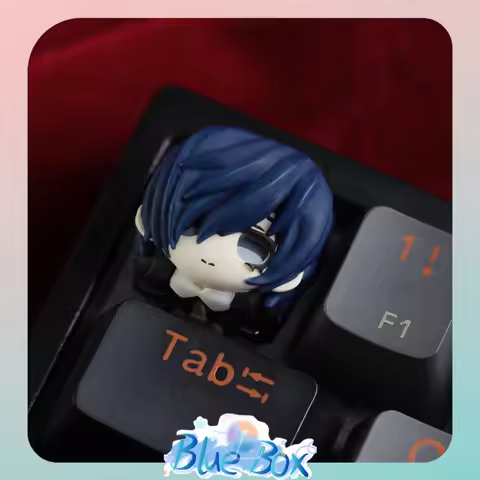 Persona 5 Persona 3 Ren Amamiya Makoto Yuki Anime Resin Artisan Keycap Custom Mechanical Keyboard ES