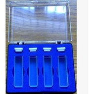 Glass cuvette/ Spectophotometer Glass cuvette with lid/set of 4 PM