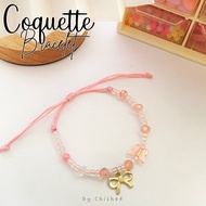 Pink Coquette Rope Bracelet
