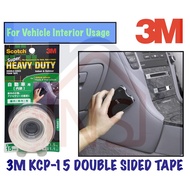 3M KCP15 Super Heavy Duty Indoor Double Sided Mounting Foam Tape for Car Vehicle Interior Usage