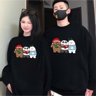 3 Polar Bears Sweater Thick Cotton Felt