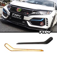 Front Bumper Light LED Fog Lamp Car Accessories For Honda Civic 10th 2016-2021 Hatchback Type R Body