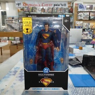 MCFALANE MCFARLANE DC MULTIVERSE SUPERMAN SUPERMAN MOVIE BATTLE DAMAGE GOLD LABAL