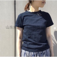 Cotton Men Women Direct Supply Foreign Trade Clothing 45r Style Slub Original Collar t Same Embroide