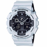 CASIO G-Shock Mens Watches Analog Digital White Resin Band GA-100L-7A - intl