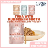 [New!] Buddy Bites - Complete & Balanced Cat Food Toppers Treat - Tuna with Pumpkin in Broth 70g