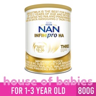 NAN INFINIPRO HA Three 800g 1-3 Year Old Milk Supplement