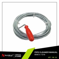 Pipe Cleaner Manual / Pembersih Pipa Manual 6mm x 10m Nankai