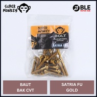 Supermonkey | CVT Block Bolts Satria Fu Gold CVT Tank/ | BLE Motor Hub