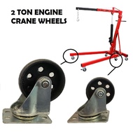 2 ton engine Crane wheels engine stand wheels spare parts