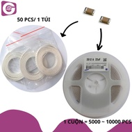0402 (1005), 5%, C0G, 50V, 47pF - ELECTRICAL CAPACITOR (50PCS/BAG)