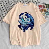 【220G 100%Cotton T-shirt】UT Shadow Milk Cookie Retro Colorful Trendy 80s Comfortable 2000s kawaii