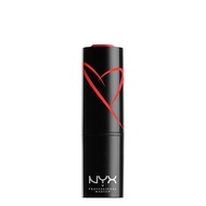 NYX PROFESSIONAL MAKEUP Shout Loud Satin Lipstick, Infused With Shea Butter - Day Club (Vibrant Cora