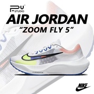 พร้อมส่ง ของแท้ 100% Nike Zoom Fly 5 Prm รองเท้าผ้าใบ รองเท้าลำลอง รองเท้าบาสเก็ตบอล (ขนส่งฟรี) DX1599-100