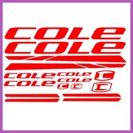 ☪ ☢ ﹊ cole bike frame design vinyl cutout stickers