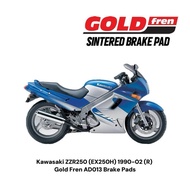 Kawasaki ZZR250 (EX250H) 1990-02 (R) Gold Fren AD013 Brake Pads