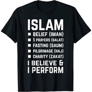 5 Five Bases or Pillars of Islam Islamic Best Design T-Shirt
