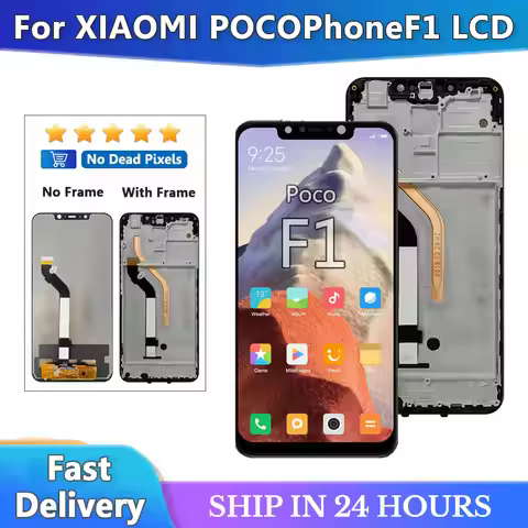poco F1 Screen Replacement For Xiaomi Pocophone F1 LCD Display Screen Digitizer For POCO F1 LCD Scre