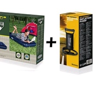 Bestway 12 inch single air mattress package + hammer pump