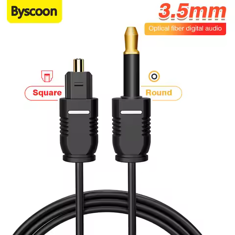 Toslink to Mini Toslink 3.5mm Digital Optical Audio Extension Cable SPDIF Fiber Cable For TV Soundba