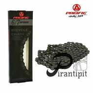 CHAIN CHAIN 6 7 SPEED 1/2" X 3/32" X 116L 116L SP F 206 PACIFIC MTB BIKE CHAIN STACKED GEAR / Pacifi