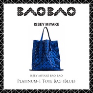 Issey Miyake Bao Bao Platinum-1 Tote Bag (Blue)