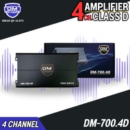 เพาเวอร์แอมป์ DM HI POWER รุ่น DM-700.4D Class D 4Channel กำลังขับ7000Watts ขับกลาง-แหลมสบาย