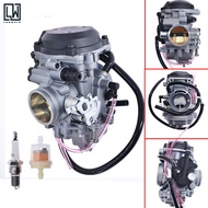 Carburetor Carb & Fuel Filter & Spark Plug Fit for Yamaha XT225 1992-2000