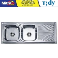 Tidy Tempat Cuci Piring / Stainless Steel Sink W/ Aksesoris Wdo12050A