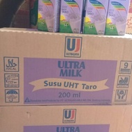Ultra Jaya UHT Milk Taro/Karamel [200Ml/ 1 Box]