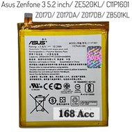 Baterai Batre Asus Zenfone 3 5.2 inch ZE520KL ZB501KL Z017D Z017DA Z017DB C11P1601 Battery
