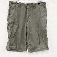 ALPHA INDUSTRIES 半褲/短褲，拉鍊門襟，灰色/卡其色，W30 碼，古著。