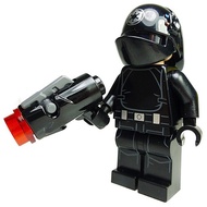 Original Lego Star Wars - Imperial Death Star Gunner (Open Mouth, Silver Imperial Logo) 75034 Minifi
