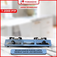 Todachi Kompor Gas 2 Tungku T 2000 PTP Warna Cantik Api biru Gas LPG Gas AlaM