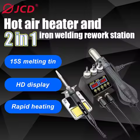 JCD 2-in-1 750W 8898 Soldering station LCD Digital Display Soldering Rework Station Mobile Phone BGA