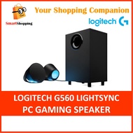 Logitech G560 PC Gaming Speaker RGB Lightsync USB 3.5mm Bluetooth Subwoofer 2 Satellite Speakers 1 Y